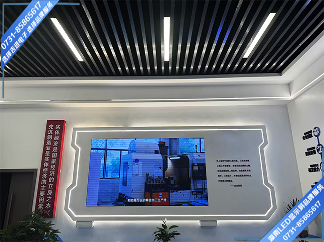 湘潭湘潭縣某電子廠車(chē)間接待中心LED顯示屏.jpg